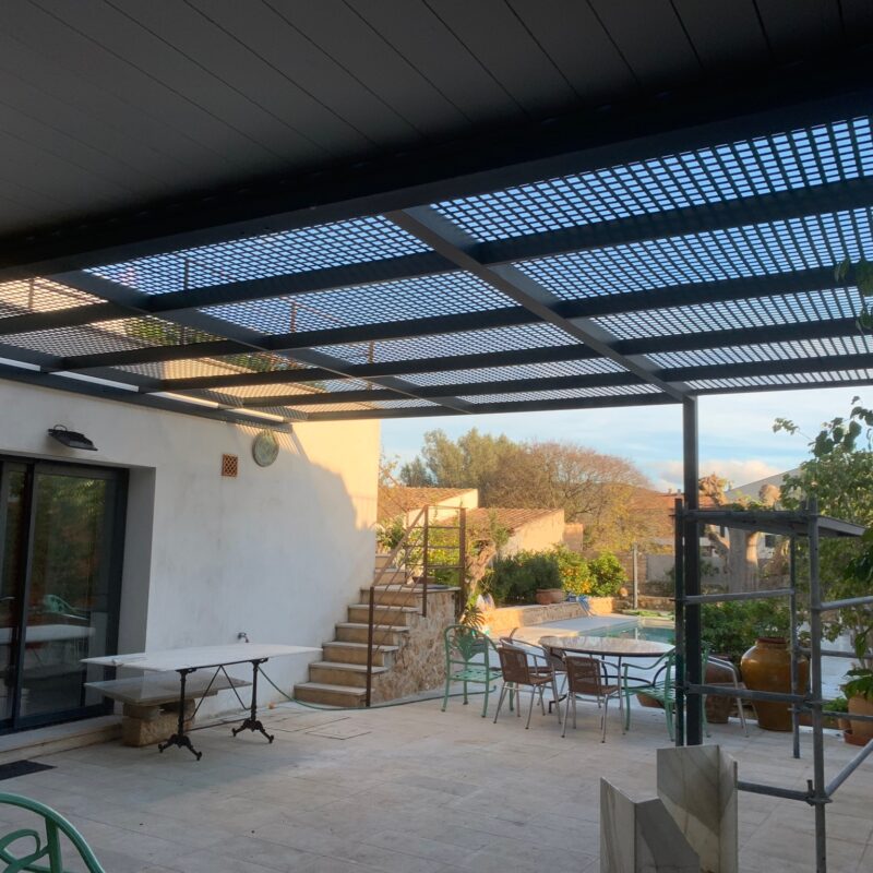 Pérgolas fijas de aluminio